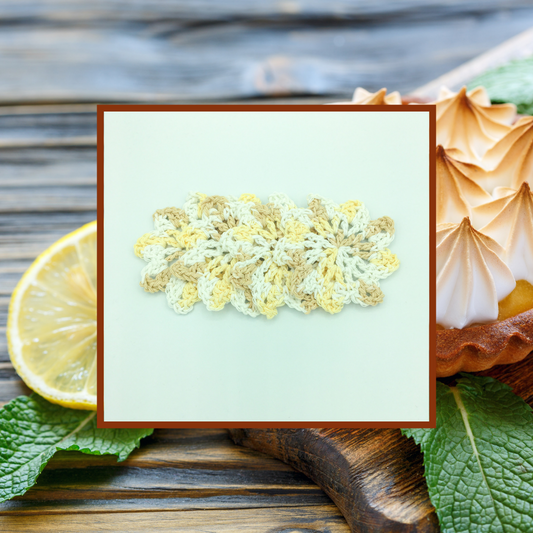 Crocheted Coaster Set - Lemon Meringue