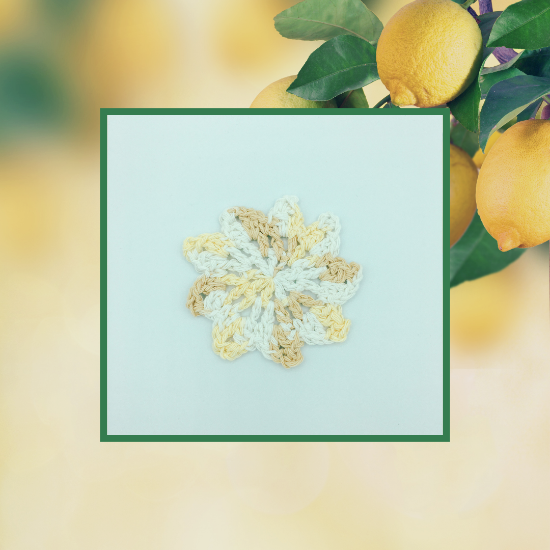 Crocheted Coaster Set - Lemonade