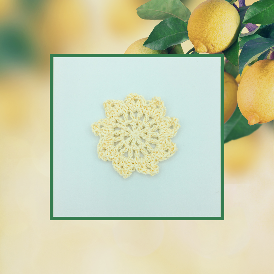 Crocheted Coaster Set - Lemonade