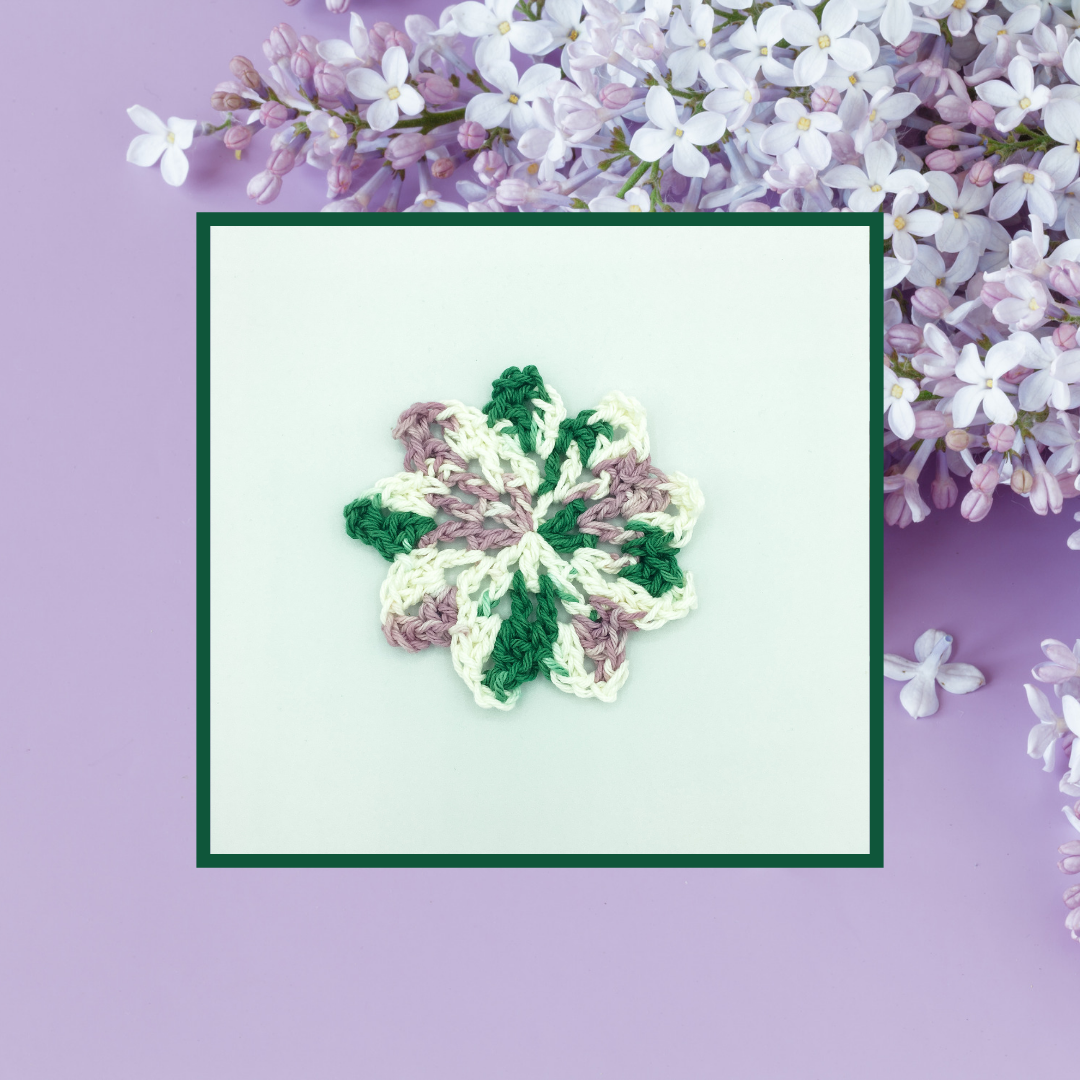 Crocheted Coaster Set - Lilac