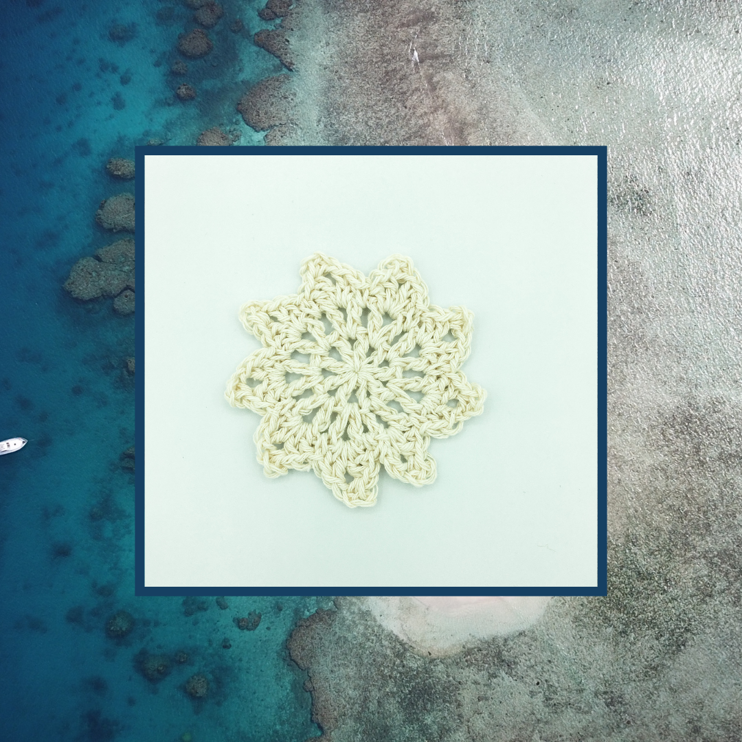 Crocheted Coaster Set - Ocean Sand