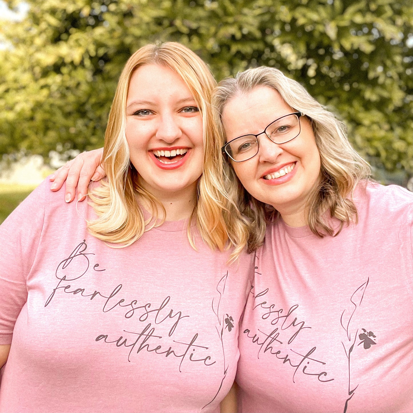 Be Fearlessly Authentic Tee - Orchid (XL)
