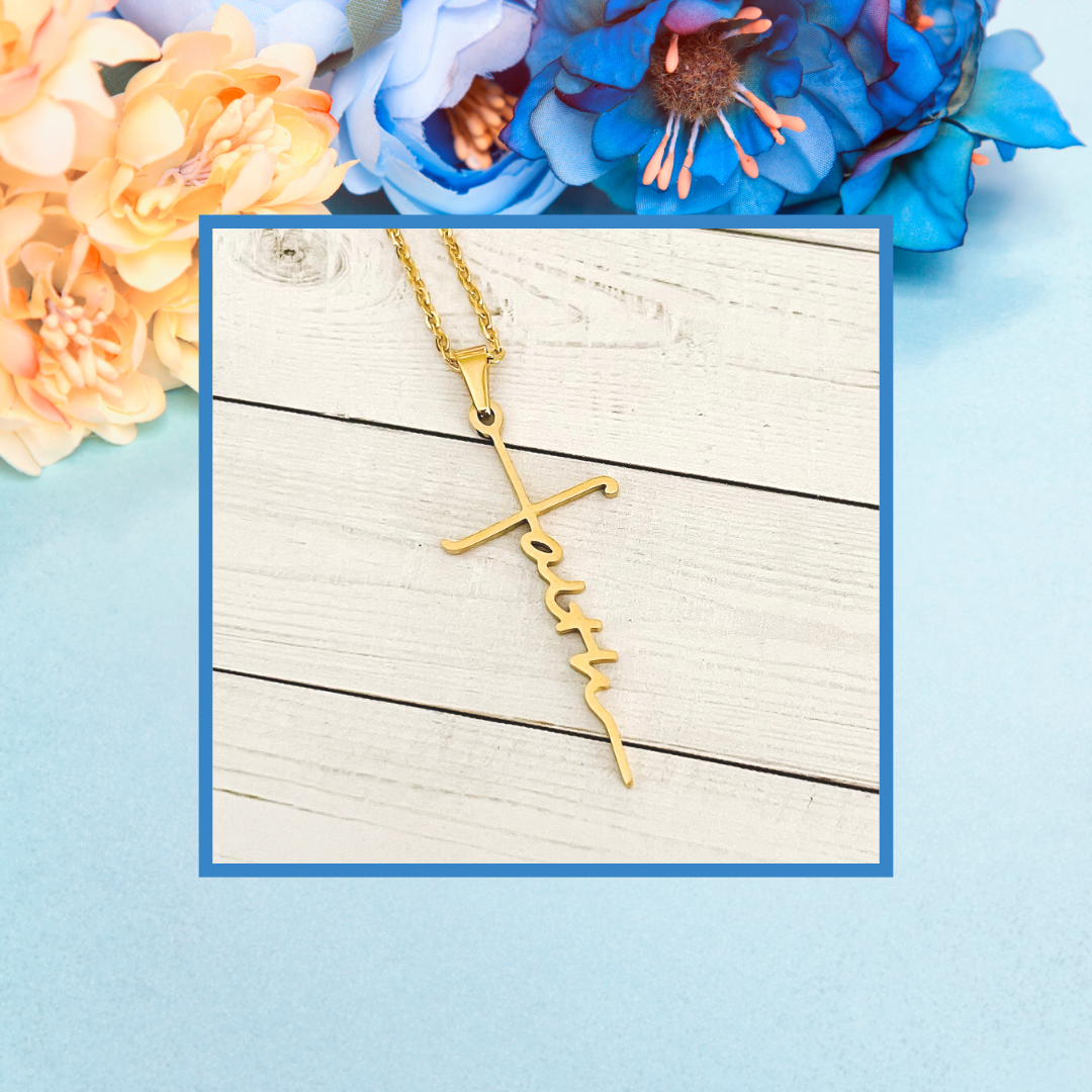 The Faith Cross - Gold, Silver, Rose Gold & Black