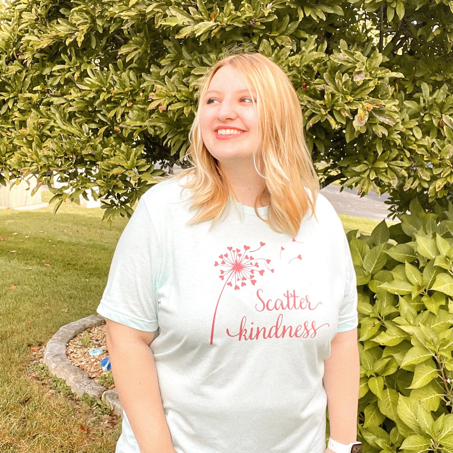 Scatter Kindness Tee - Sky Blue (M)