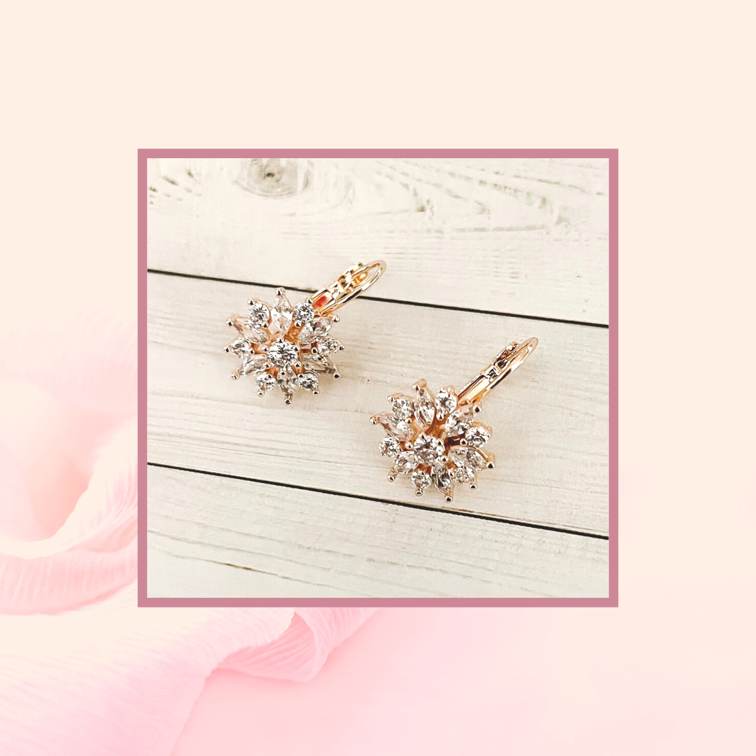 The Elaine Earrings (Silver & Rose Gold)