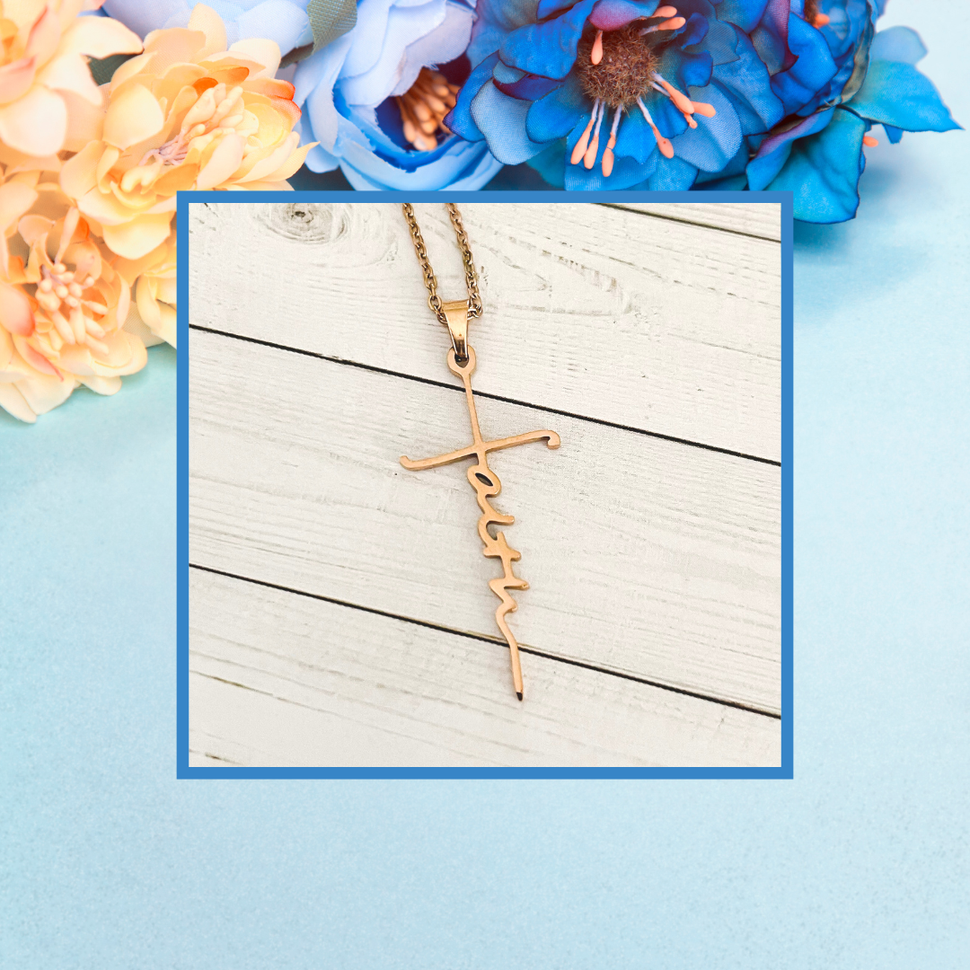 The Faith Cross - Gold, Silver, Rose Gold & Black