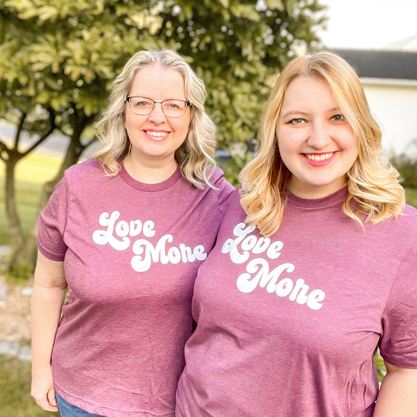Love More Tee - Burgundy (S, M, XL)