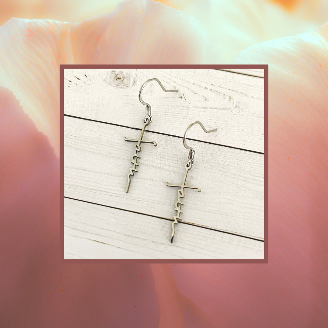 The Faith Earrings - Gold & Silver
