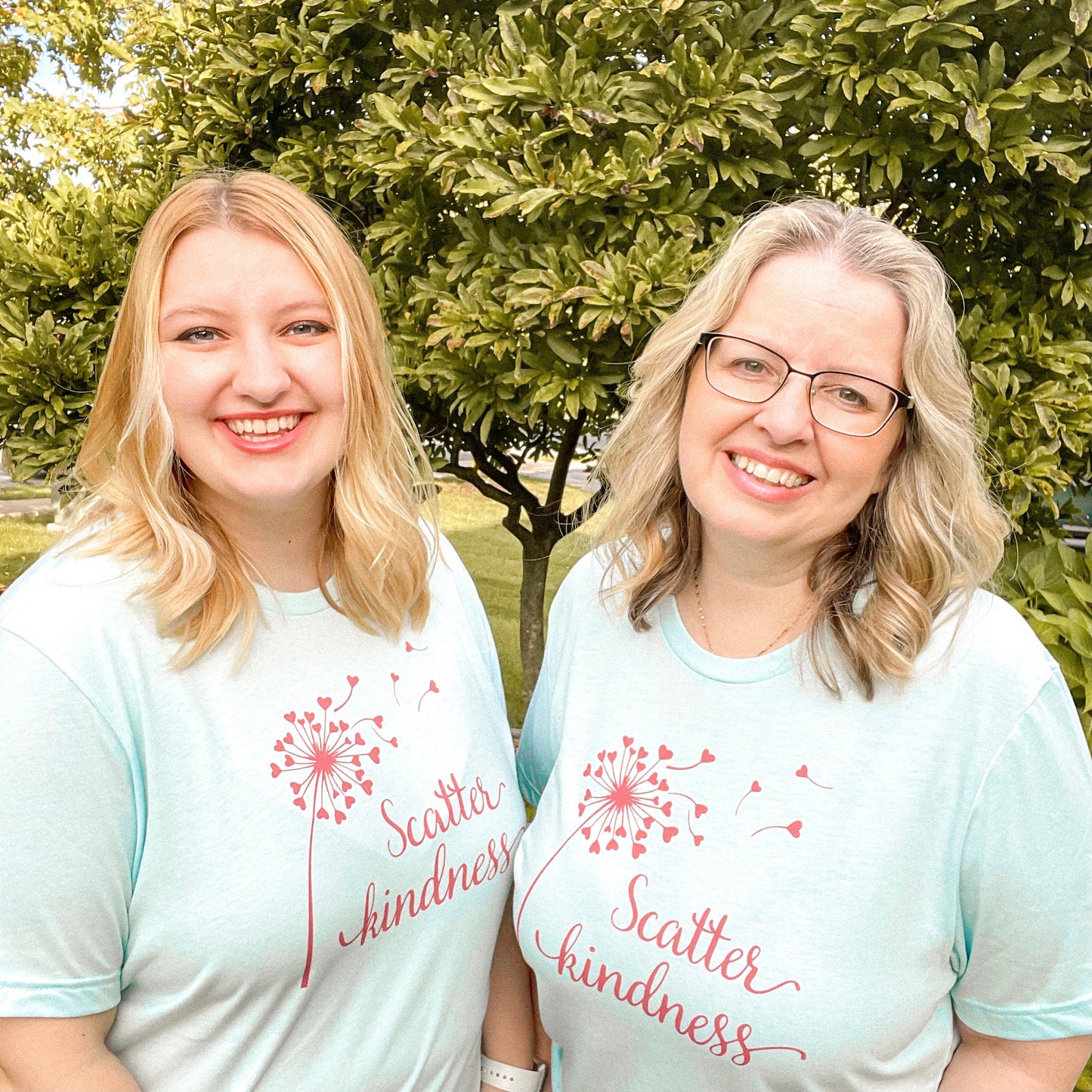 Scatter Kindness Tee - Sky Blue (M)