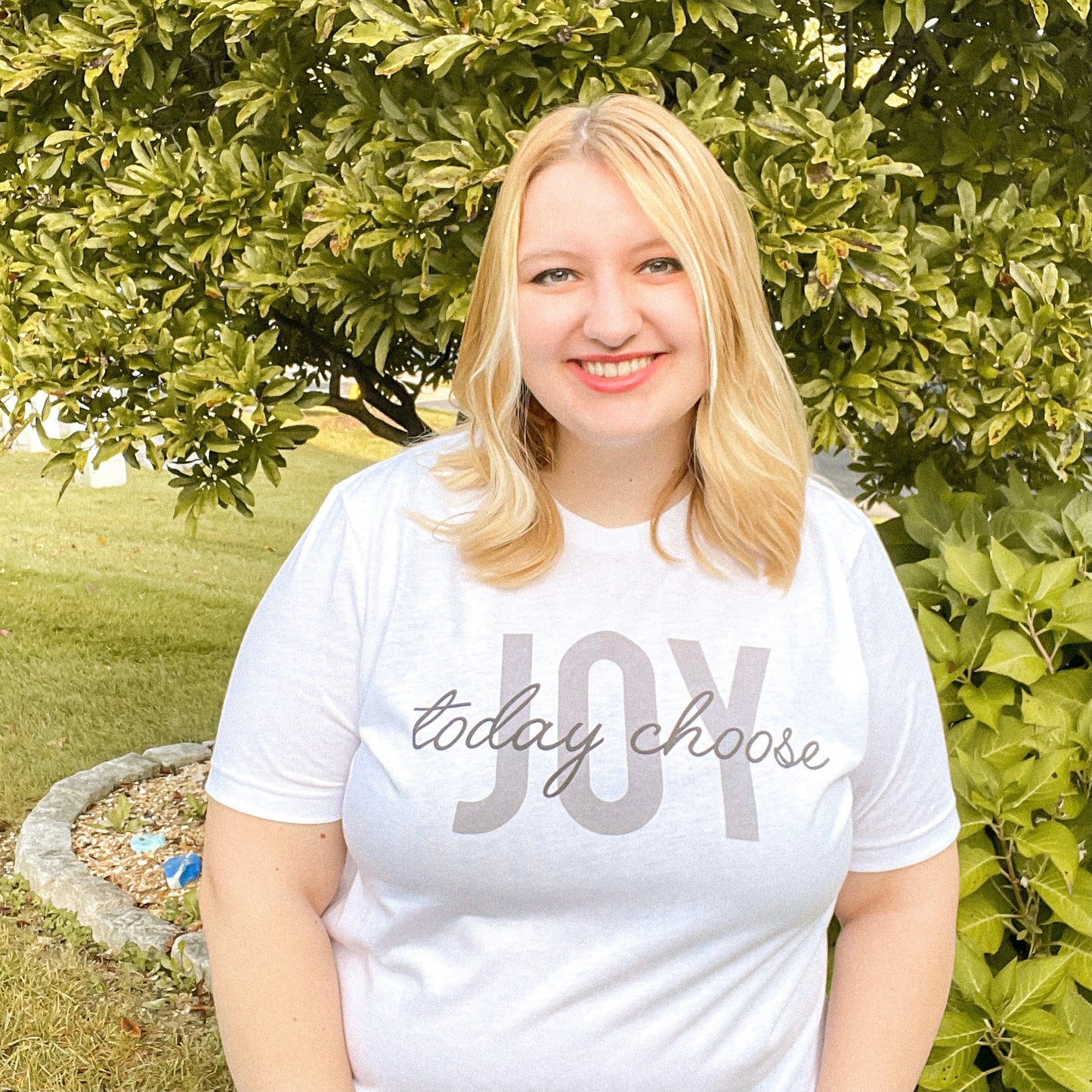 Today Choose Joy Tee - White (M, L, XL)