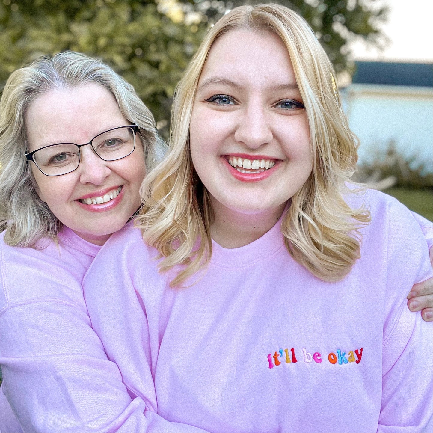 It'll Be Okay Pullover - Pink (S, M, 2X)