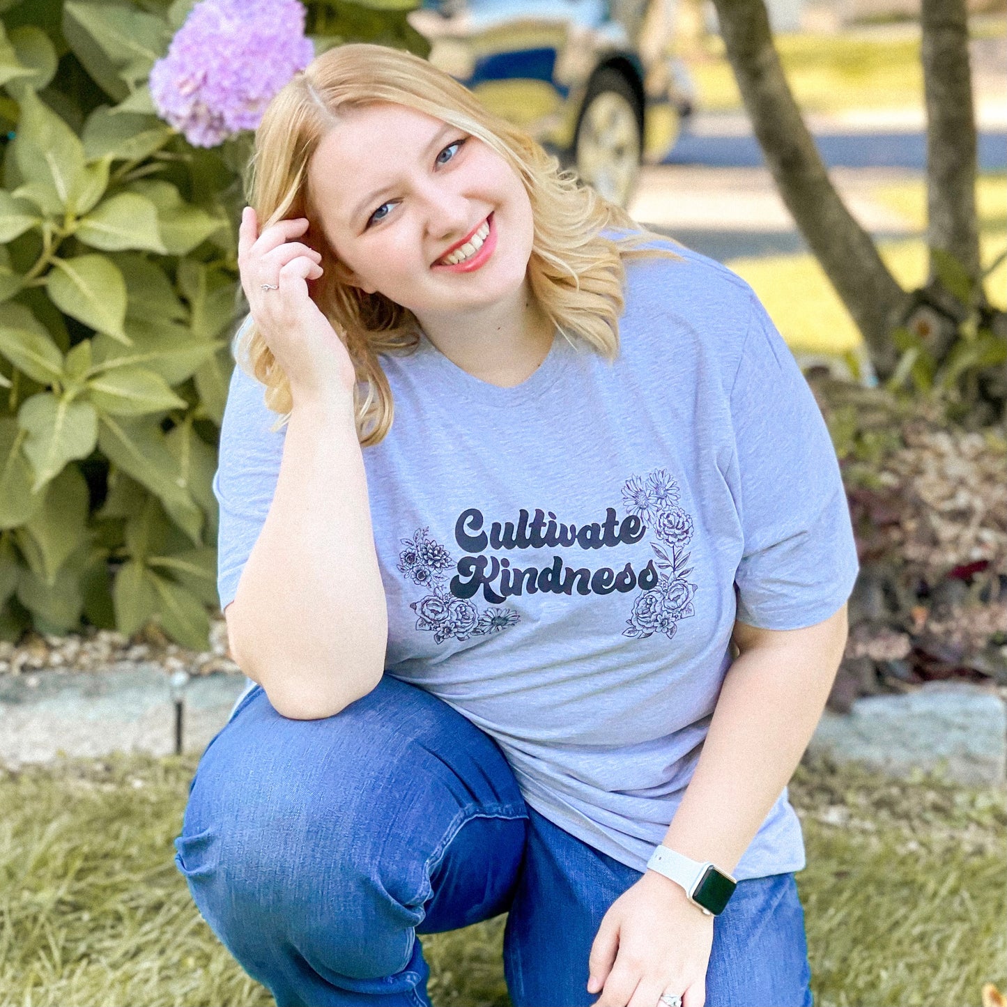 Cultivate Kindness Tee - Grey (M)