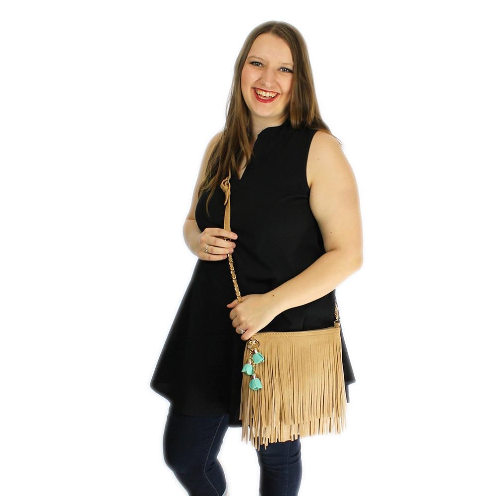 Trendy Fringed Crossbody Bag - 6 Colors