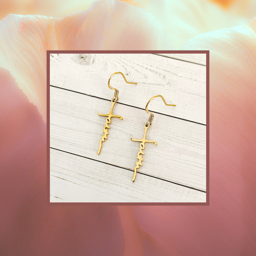 The Faith Earrings - Gold & Silver