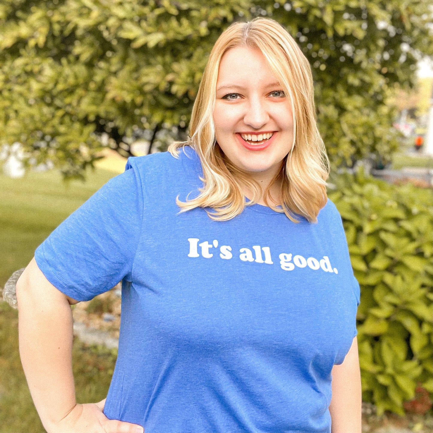 It's All Good Tee - Blue (M)