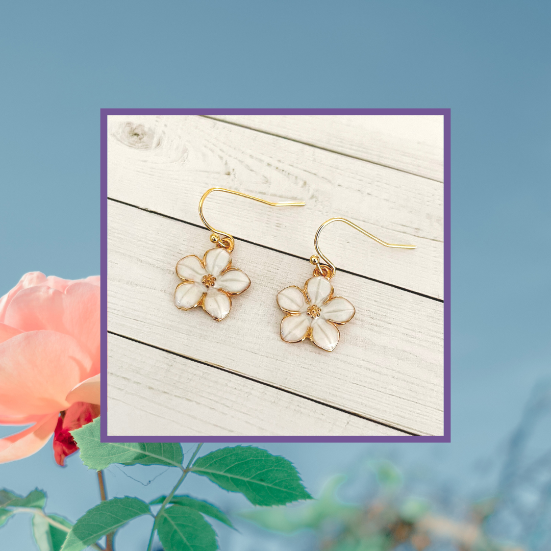 The Forget-Me-Not Earrings - Pink, White, Mint & Purple
