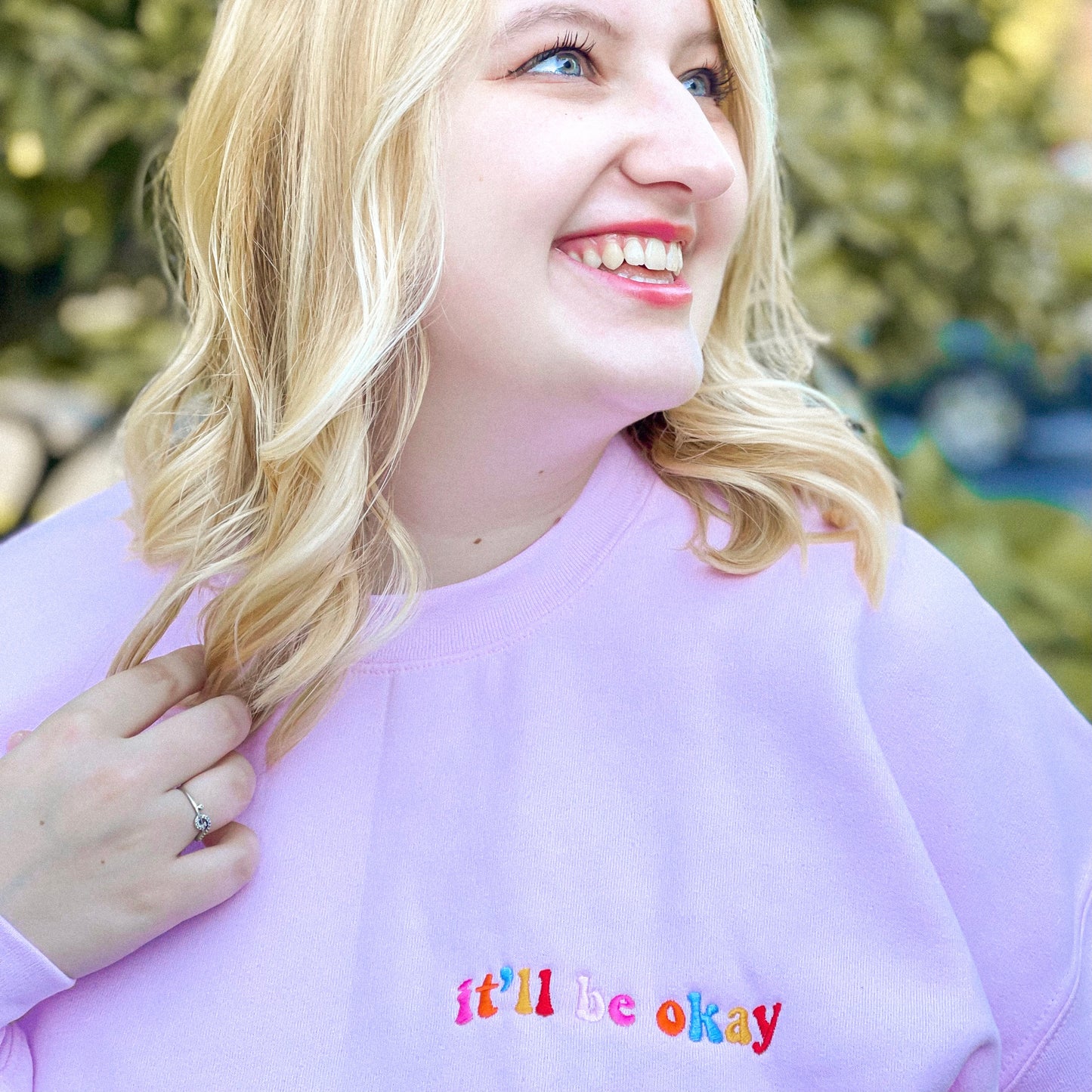 It'll Be Okay Pullover - Pink (S, M, 2X)