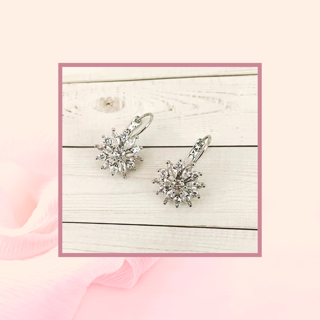 The Elaine Earrings (Silver & Rose Gold)