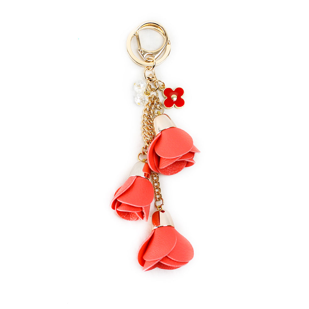 Rose Bag Charms  - 5 Colors