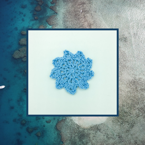 Crocheted Coaster Set - Ocean Sand