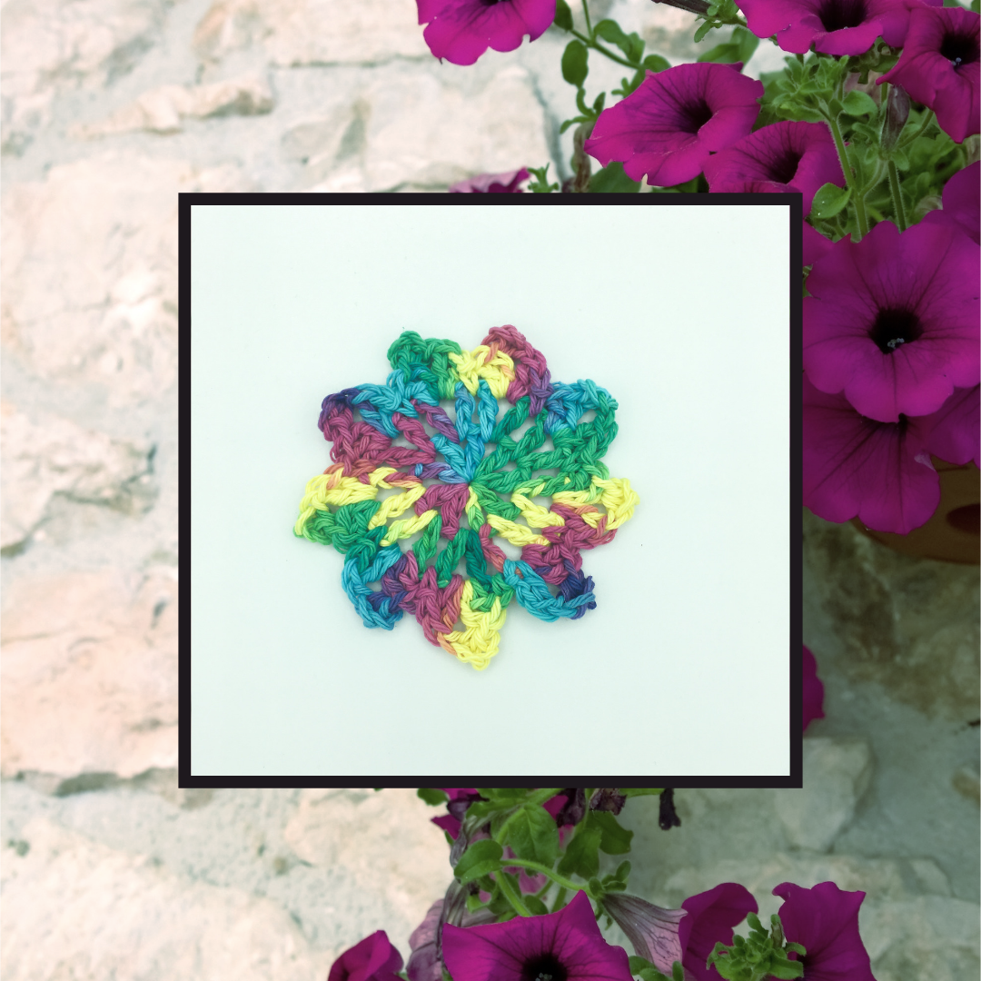 Crocheted Coaster Set - Petunia