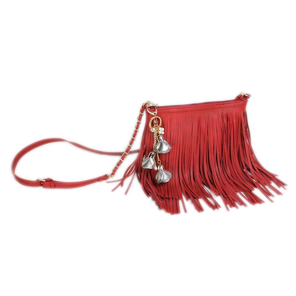 Trendy Fringed Crossbody Bag - 6 Colors