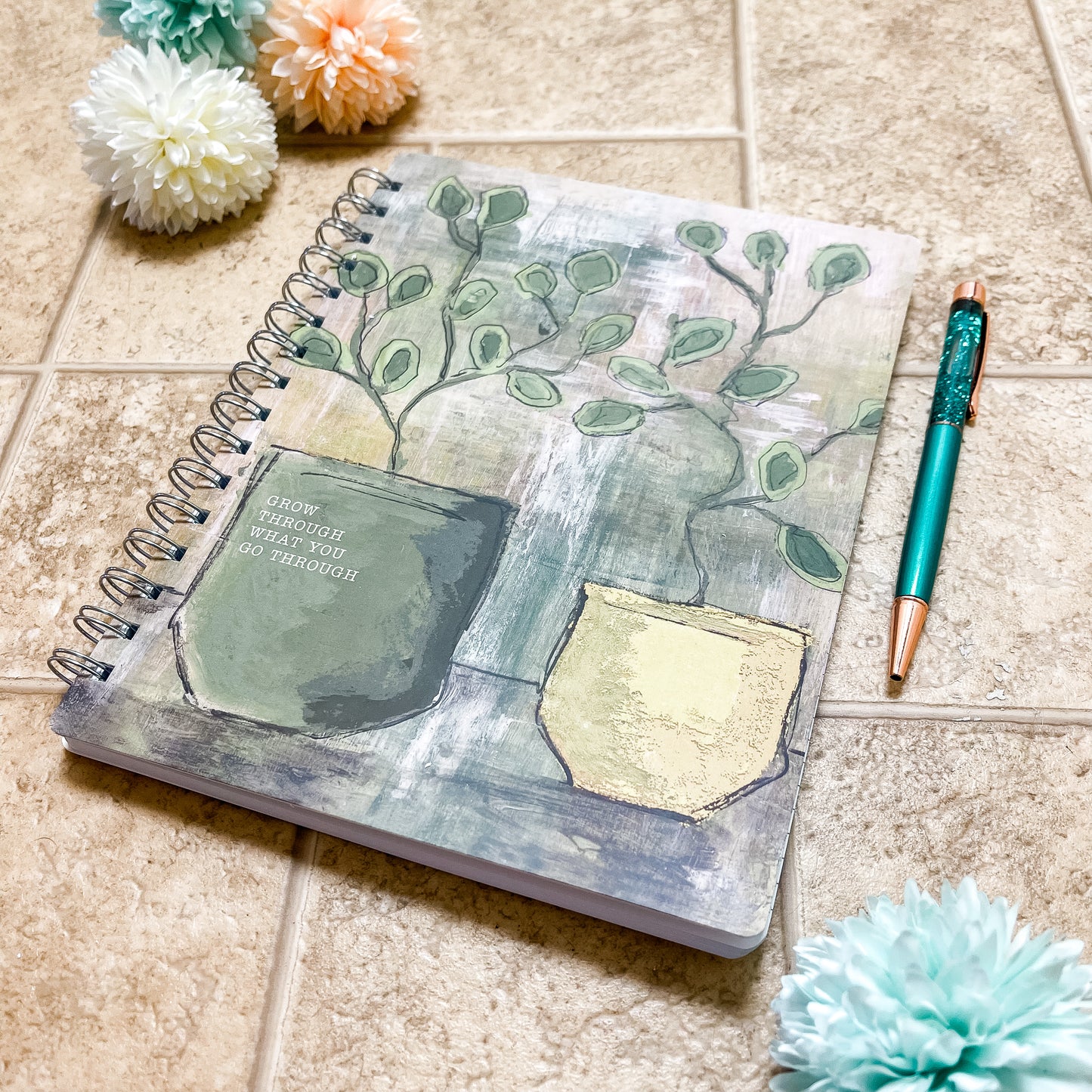 Grow Through What You Go Through Journal Notebook