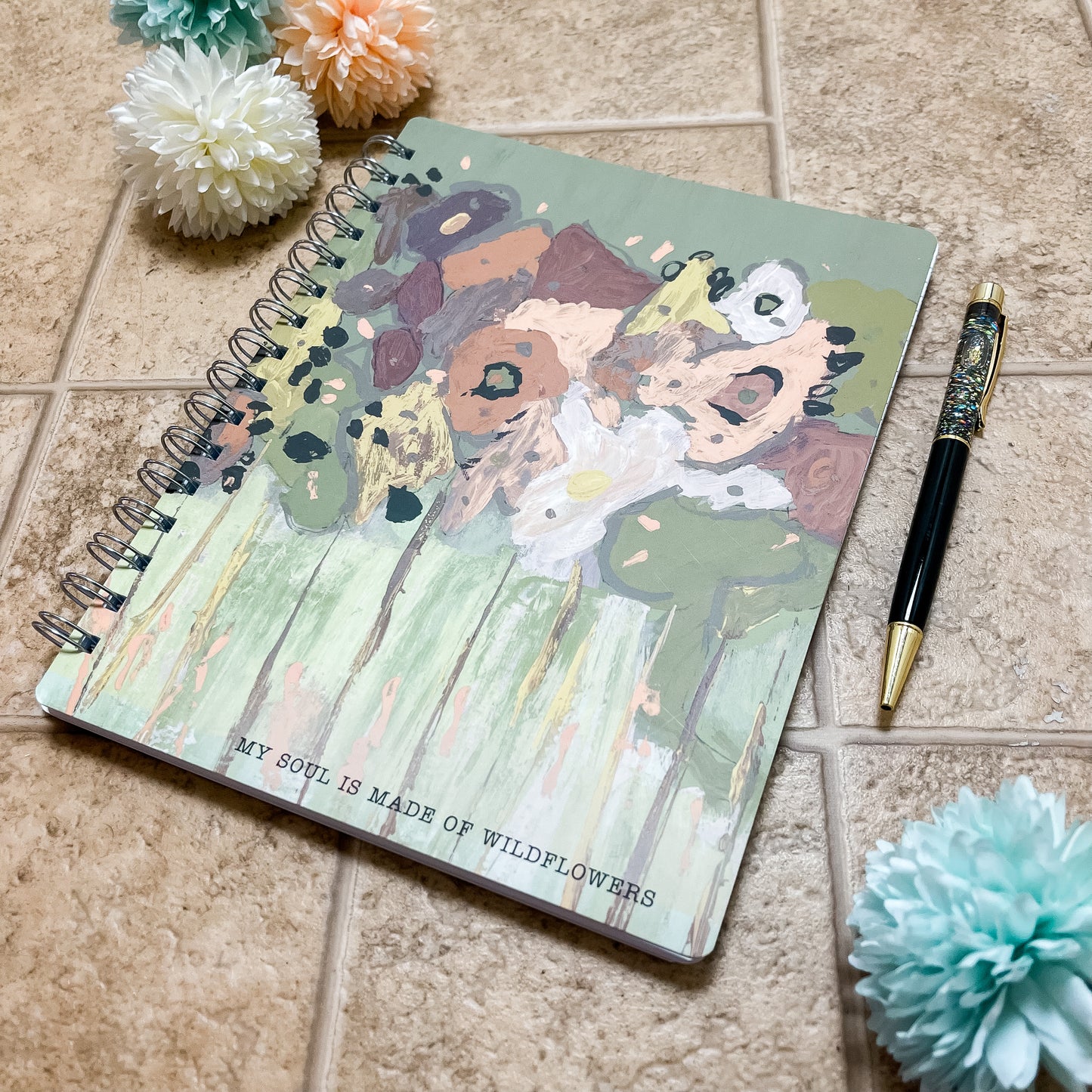 My Soul is Made of Wildflowers Journal Notebook