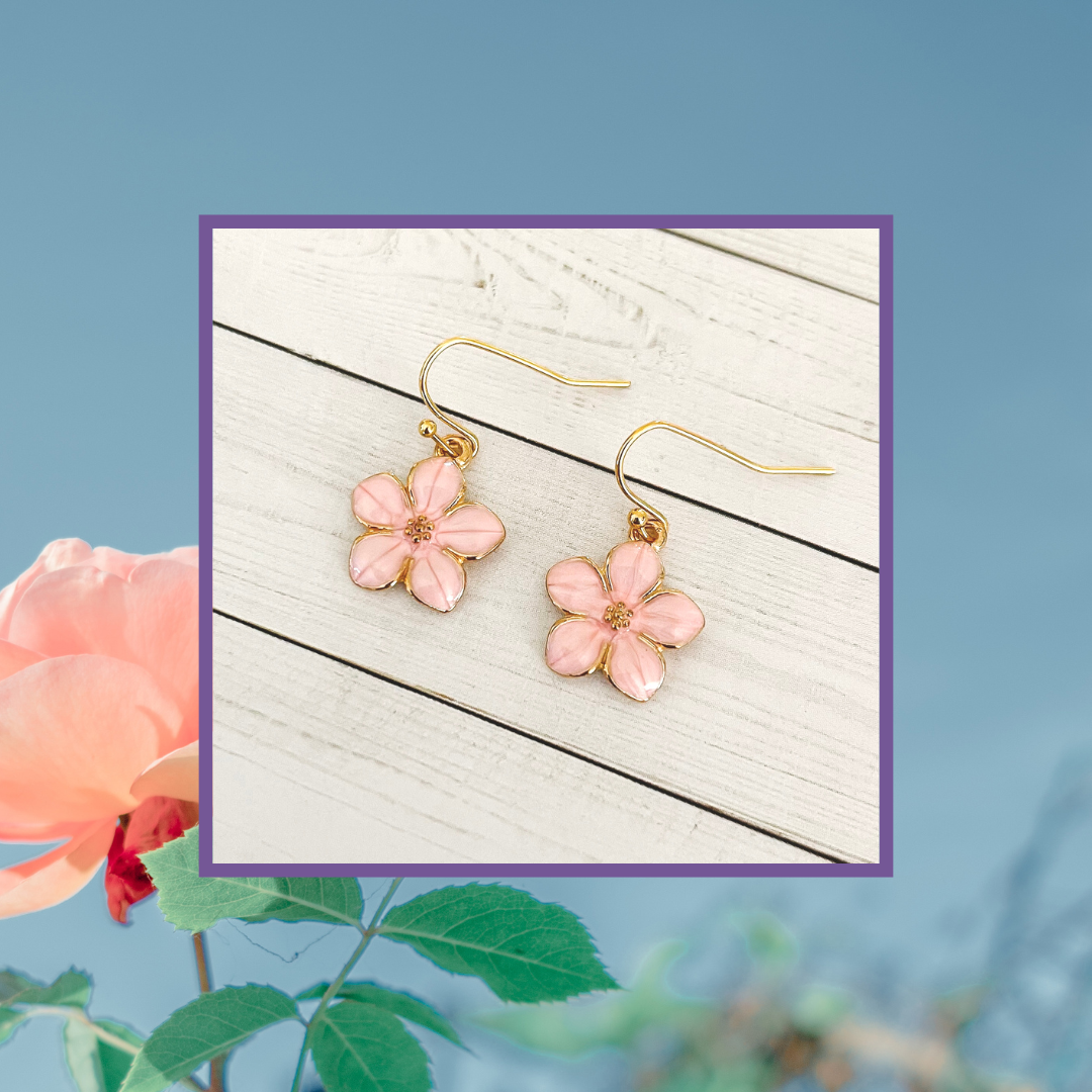The Forget-Me-Not Earrings - Pink, White, Mint & Purple