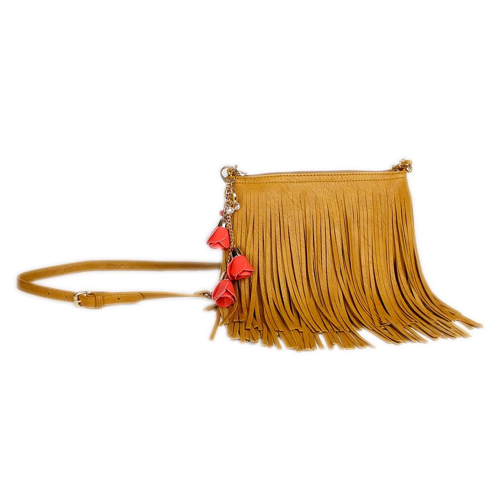 Trendy Fringed Crossbody Bag - 6 Colors