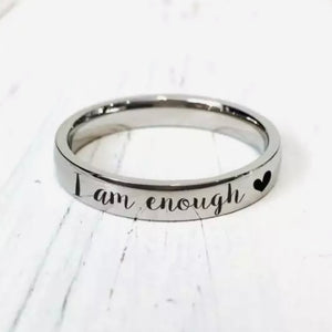 The "I Am Enough" Ring