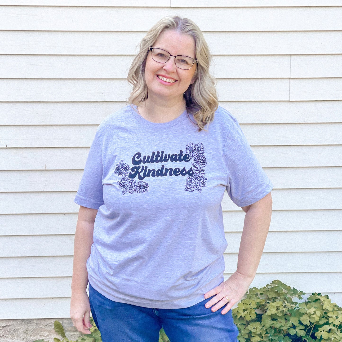 Cultivate Kindness Tee - Grey
