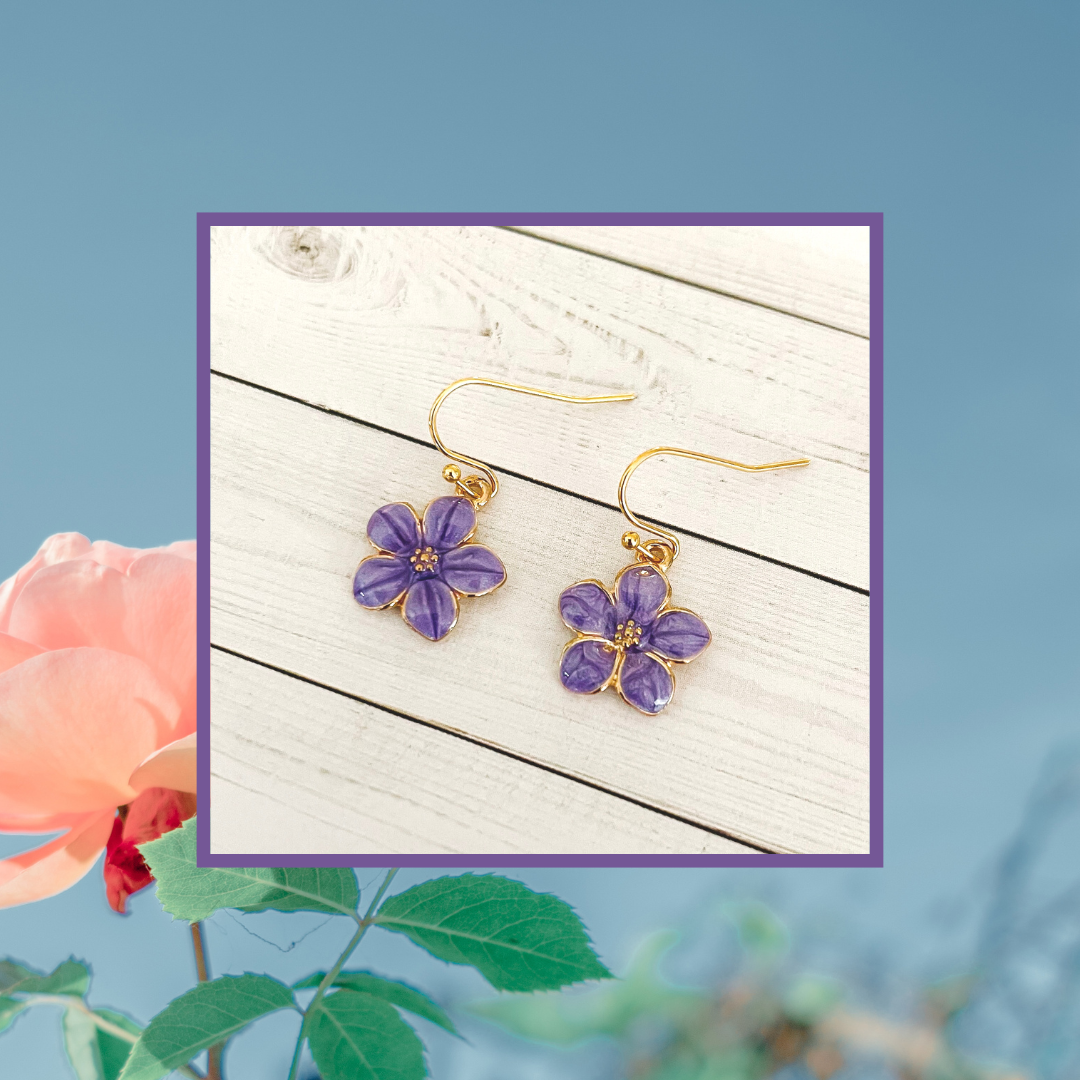 The Forget-Me-Not Earrings - Pink, White, Mint & Purple