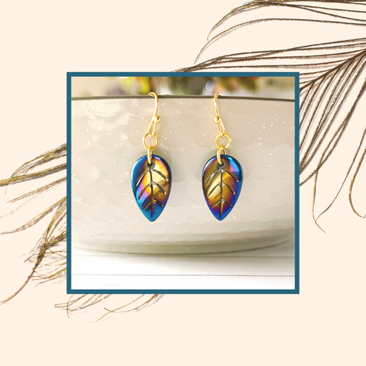 The Sienna Tea Leaf Earrings - 5 Colors